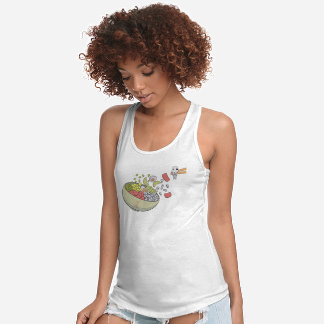 Kodama Poke-Womens-Racerback-Tank-Claudia