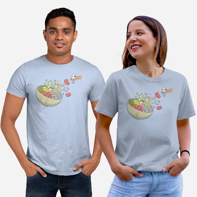 Kodama Poke-Unisex-Basic-Tee-Claudia