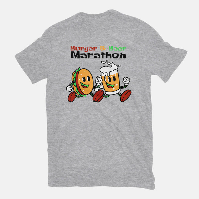 Burger And Beer Marathon-Mens-Premium-Tee-naomori