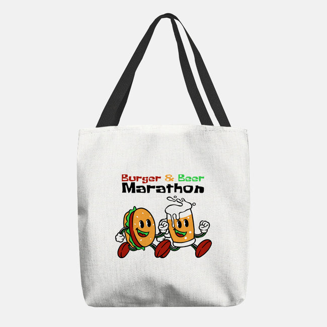 Burger And Beer Marathon-None-Basic Tote-Bag-naomori