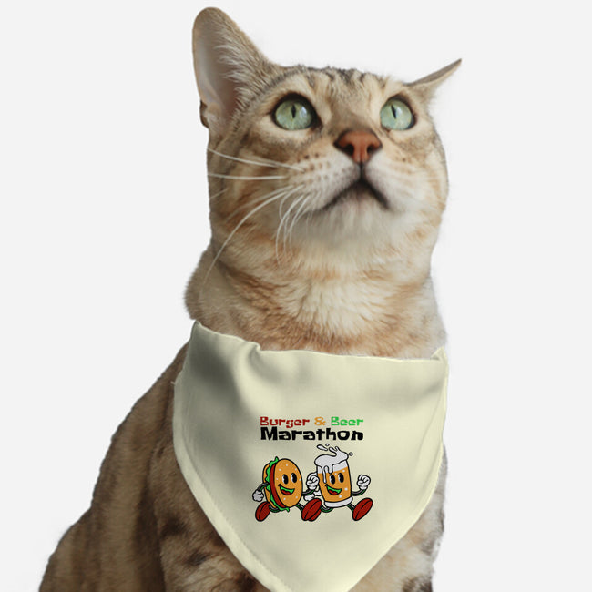 Burger And Beer Marathon-Cat-Adjustable-Pet Collar-naomori