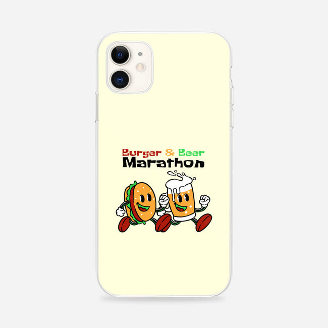 Burger And Beer Marathon-iPhone-Snap-Phone Case-naomori