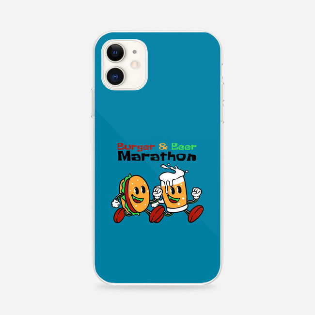 Burger And Beer Marathon-iPhone-Snap-Phone Case-naomori