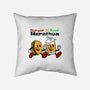 Burger And Beer Marathon-None-Non-Removable Cover w Insert-Throw Pillow-naomori