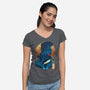 Spirit Sword-Womens-V-Neck-Tee-dandingeroz