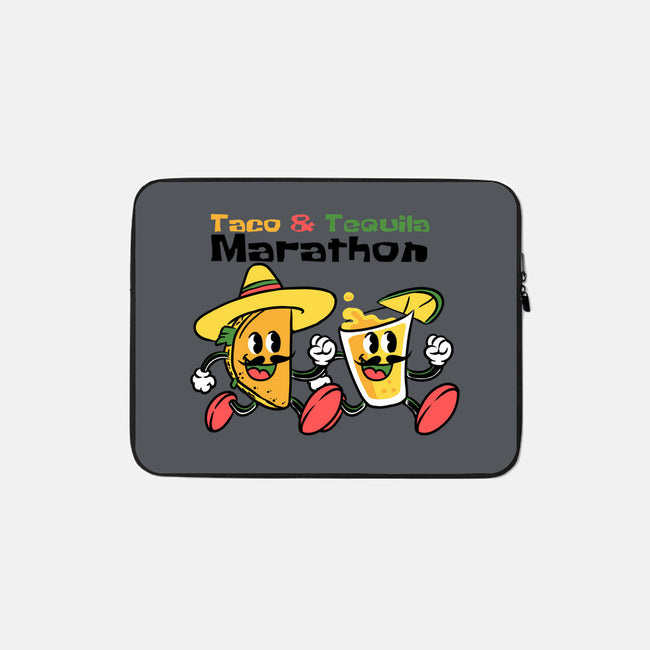 Taco And Tequila Marathon-None-Zippered-Laptop Sleeve-naomori