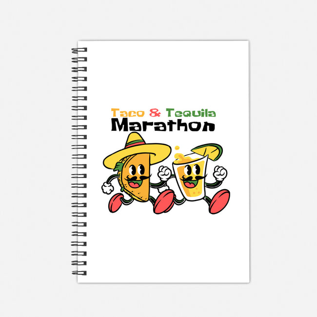 Taco And Tequila Marathon-None-Dot Grid-Notebook-naomori