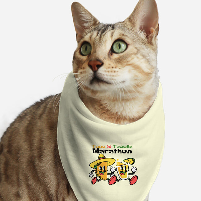 Taco And Tequila Marathon-Cat-Bandana-Pet Collar-naomori