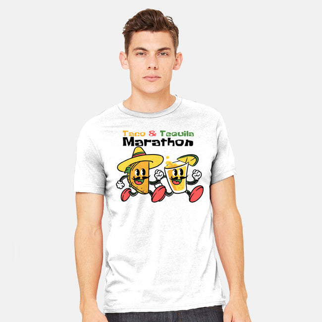 Taco And Tequila Marathon-Mens-Heavyweight-Tee-naomori