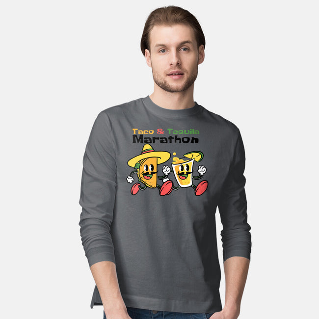 Taco And Tequila Marathon-Mens-Long Sleeved-Tee-naomori