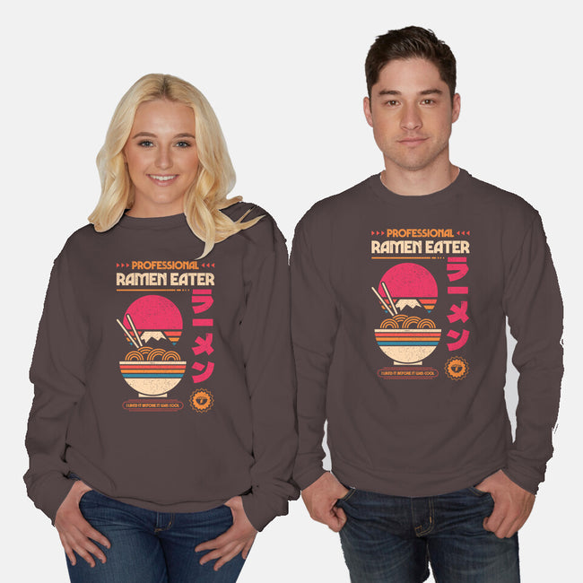 Professional Ramen Eater-Unisex-Crew Neck-Sweatshirt-sachpica