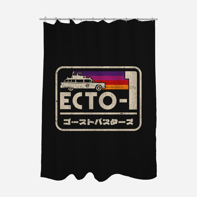 Iconic Ecto-1-None-Polyester-Shower Curtain-sachpica