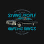 Saving People And Hunting Things-Mens-Heavyweight-Tee-gorillafamstudio