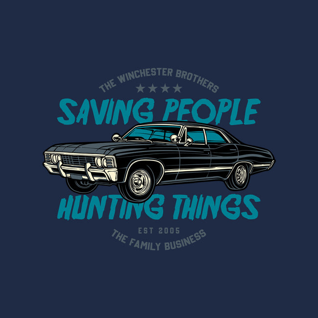 Saving People And Hunting Things-Mens-Heavyweight-Tee-gorillafamstudio