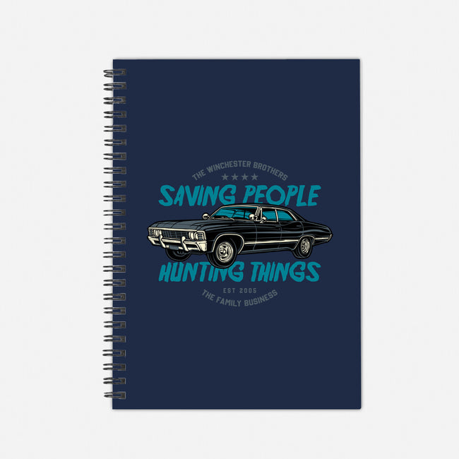 Saving People And Hunting Things-None-Dot Grid-Notebook-gorillafamstudio