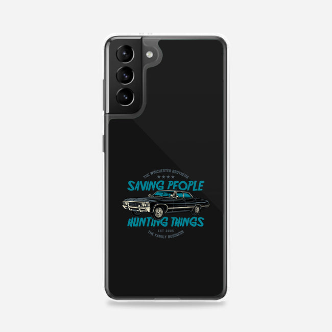 Saving People And Hunting Things-Samsung-Snap-Phone Case-gorillafamstudio