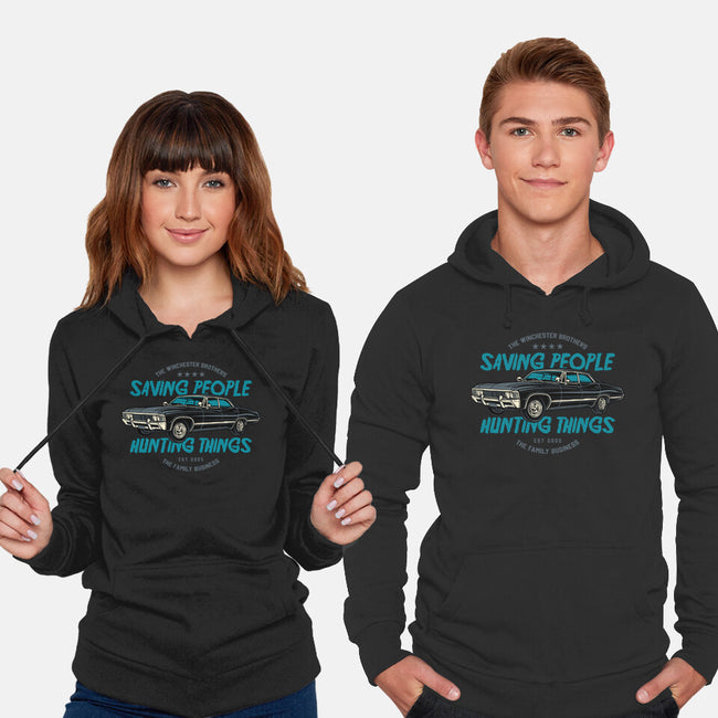 Saving People And Hunting Things-Unisex-Pullover-Sweatshirt-gorillafamstudio