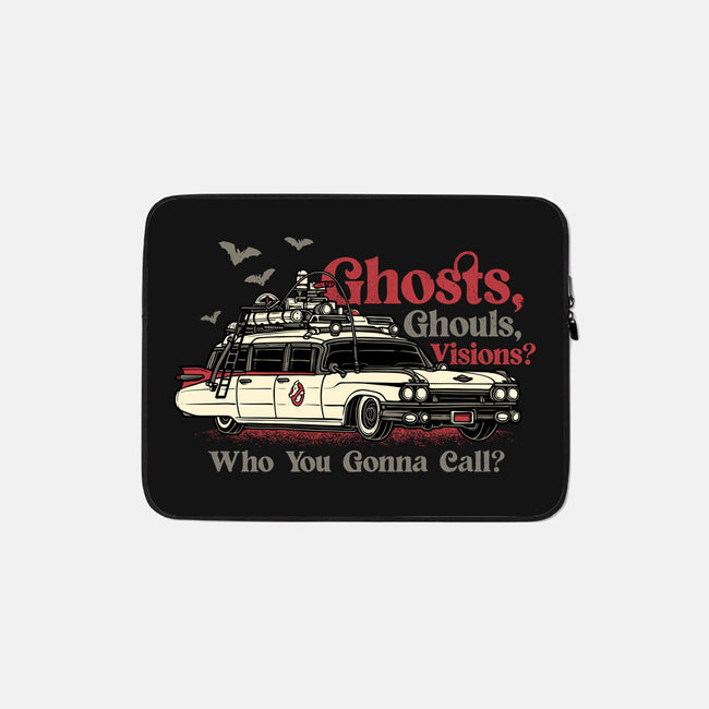 Ghosts Ghouls Visions-None-Zippered-Laptop Sleeve-gorillafamstudio