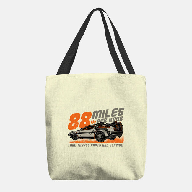Time Travel Parts And Service-None-Basic Tote-Bag-gorillafamstudio