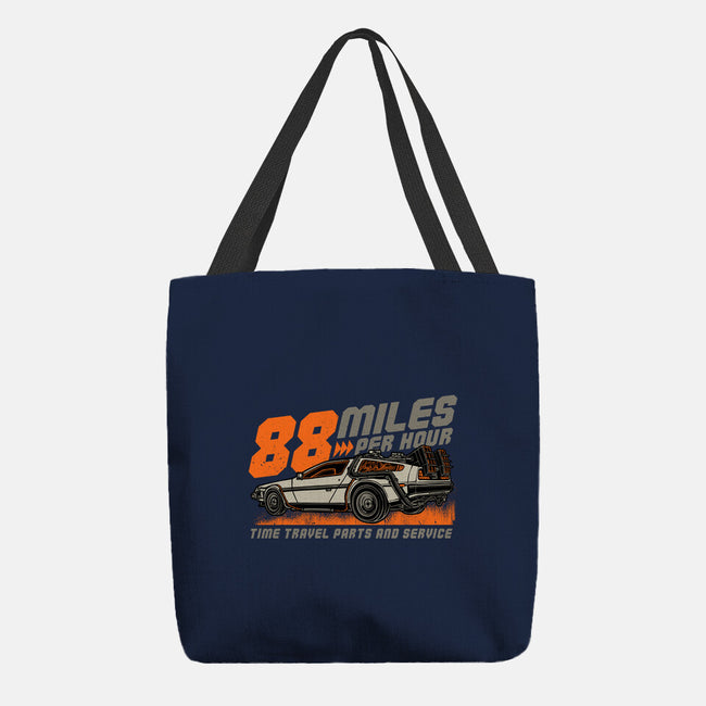 Time Travel Parts And Service-None-Basic Tote-Bag-gorillafamstudio