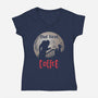 Coffee Sucker-Womens-V-Neck-Tee-Tronyx79