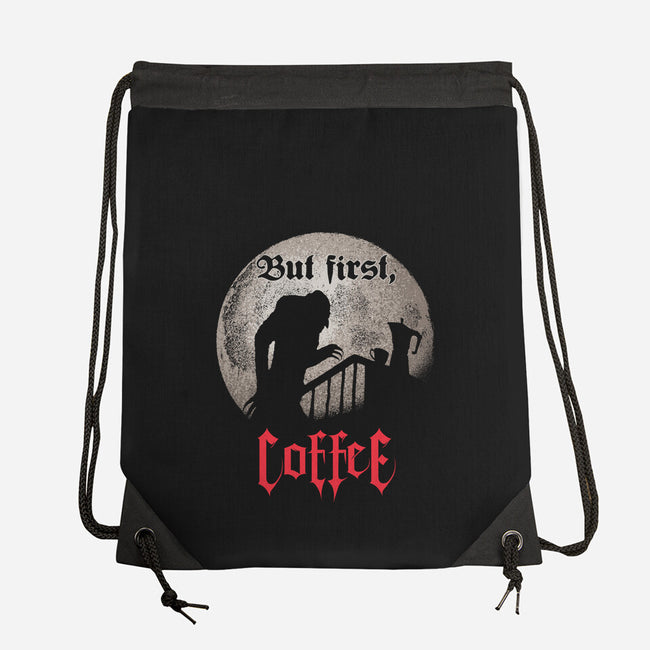 Coffee Sucker-None-Drawstring-Bag-Tronyx79