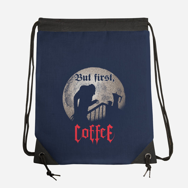 Coffee Sucker-None-Drawstring-Bag-Tronyx79