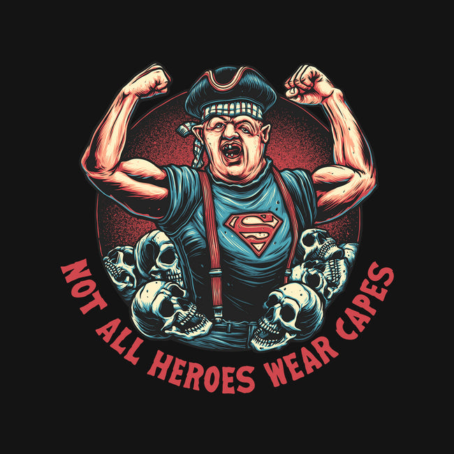 Not All Heroes Wear Capes-Unisex-Basic-Tee-momma_gorilla