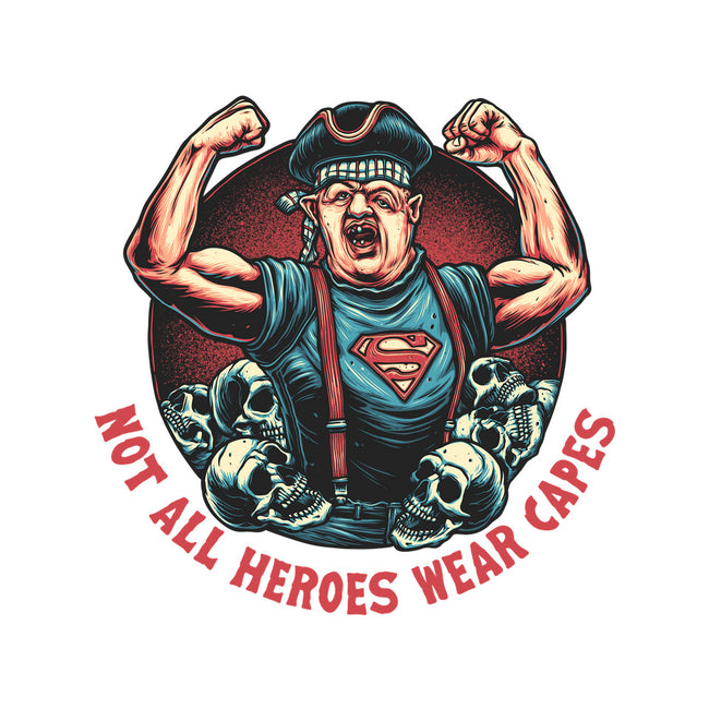 Not All Heroes Wear Capes-Unisex-Basic-Tee-momma_gorilla