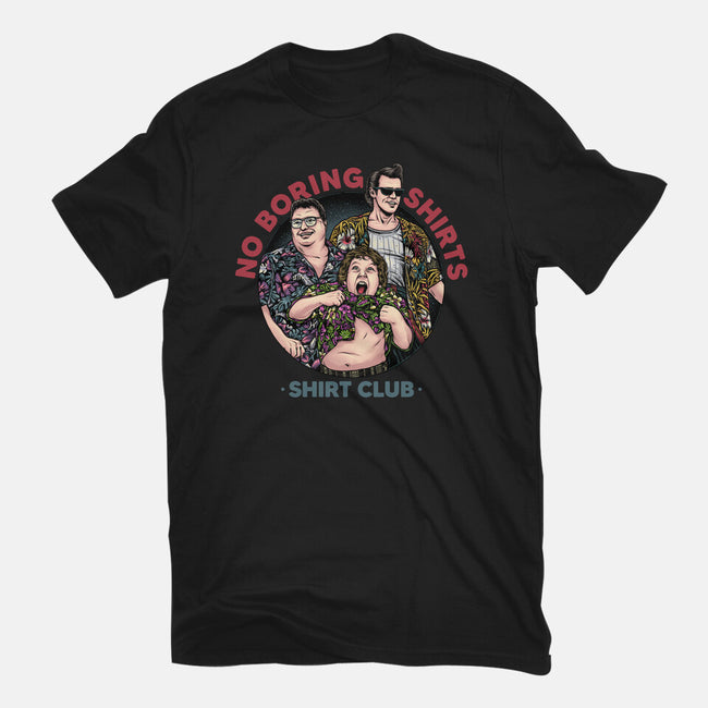 No Boring Shirts-Womens-Basic-Tee-momma_gorilla