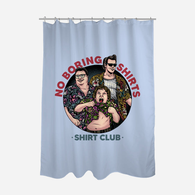 No Boring Shirts-None-Polyester-Shower Curtain-momma_gorilla