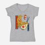 Ramen Haven-Womens-V-Neck-Tee-leepianti