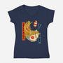 Ramen Haven-Womens-V-Neck-Tee-leepianti