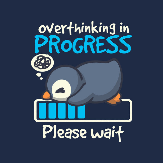 Penguin Overthinking In Progress-iPhone-Snap-Phone Case-NemiMakeit