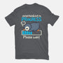 Penguin Overthinking In Progress-Womens-Basic-Tee-NemiMakeit