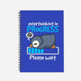 Penguin Overthinking In Progress-None-Dot Grid-Notebook-NemiMakeit