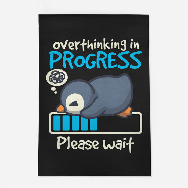 Penguin Overthinking In Progress-None-Outdoor-Rug-NemiMakeit