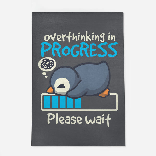 Penguin Overthinking In Progress-None-Outdoor-Rug-NemiMakeit