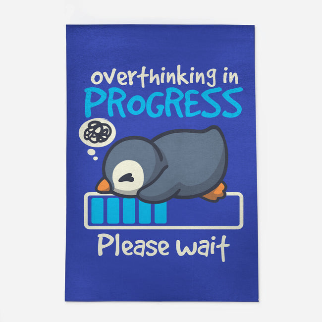 Penguin Overthinking In Progress-None-Outdoor-Rug-NemiMakeit