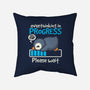 Penguin Overthinking In Progress-None-Non-Removable Cover w Insert-Throw Pillow-NemiMakeit