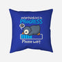 Penguin Overthinking In Progress-None-Non-Removable Cover w Insert-Throw Pillow-NemiMakeit