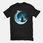 Witch Moon-Womens-Fitted-Tee-Vallina84