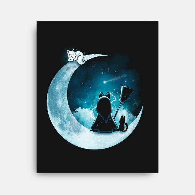 Witch Moon-None-Stretched-Canvas-Vallina84