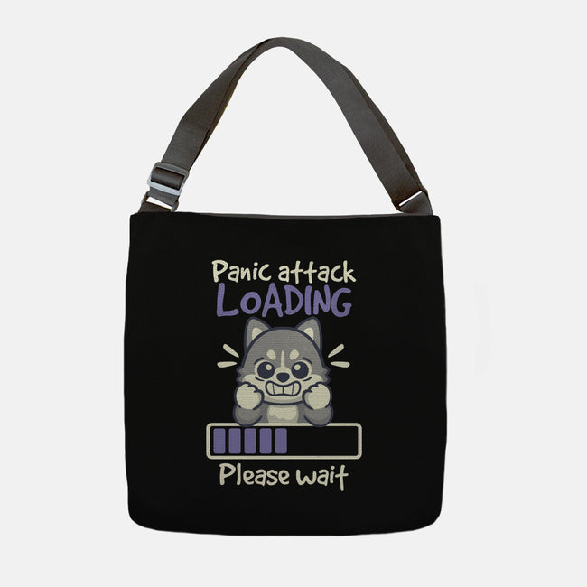 Panic Attack Loading-None-Adjustable Tote-Bag-NemiMakeit