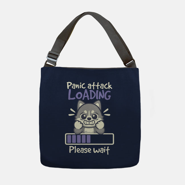 Panic Attack Loading-None-Adjustable Tote-Bag-NemiMakeit