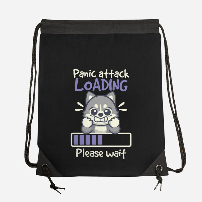 Panic Attack Loading-None-Drawstring-Bag-NemiMakeit