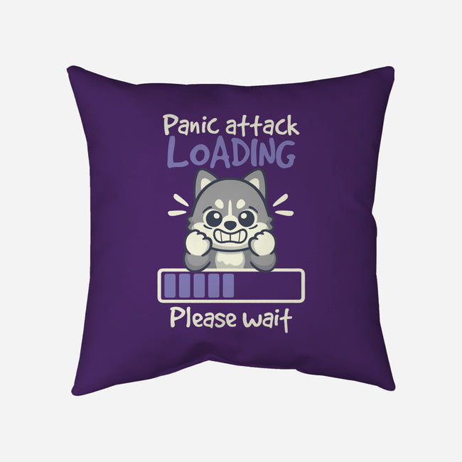 Panic Attack Loading-None-Non-Removable Cover w Insert-Throw Pillow-NemiMakeit