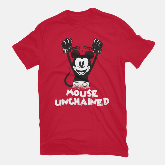Mouse Unchained-Womens-Fitted-Tee-zascanauta