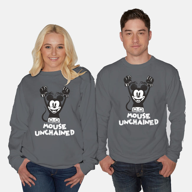 Mouse Unchained-Unisex-Crew Neck-Sweatshirt-zascanauta