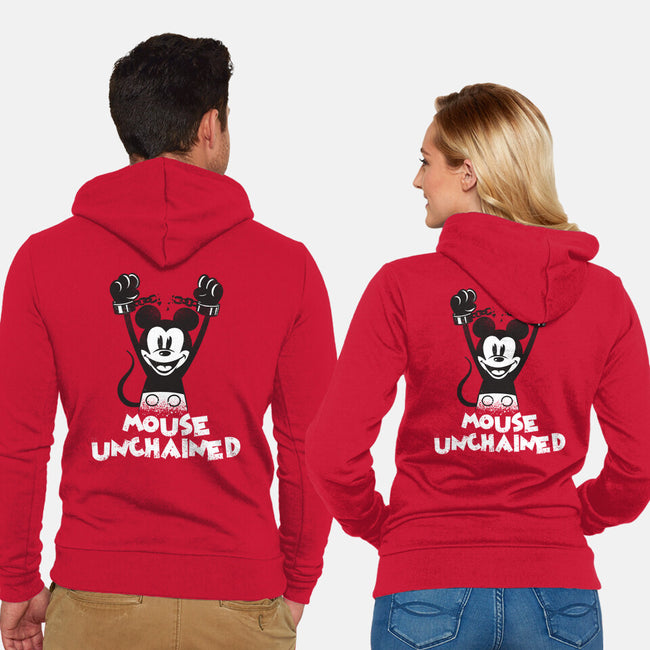 Mouse Unchained-Unisex-Zip-Up-Sweatshirt-zascanauta